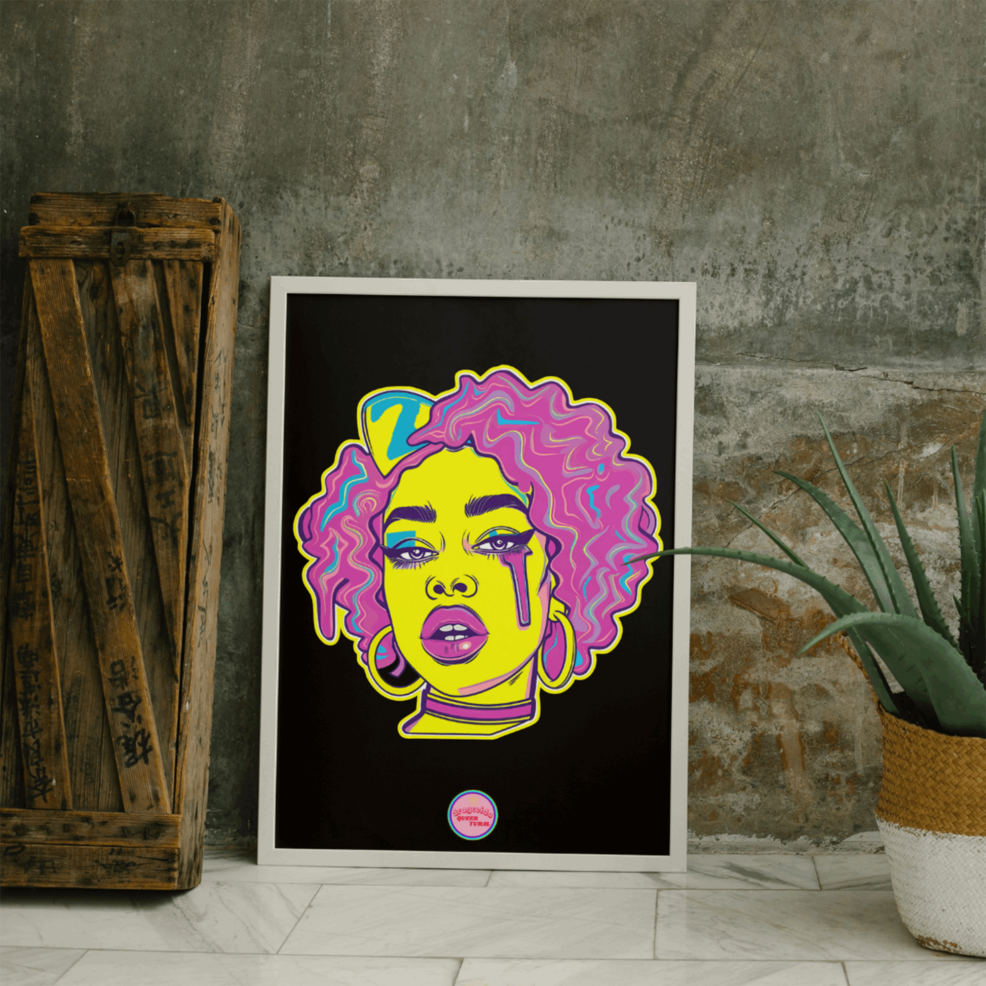 👑 Ilustración Digital | Drag Queens | ¡Descarga instantánea! 🔥 Edición Nova Nebula🔥 Negra
