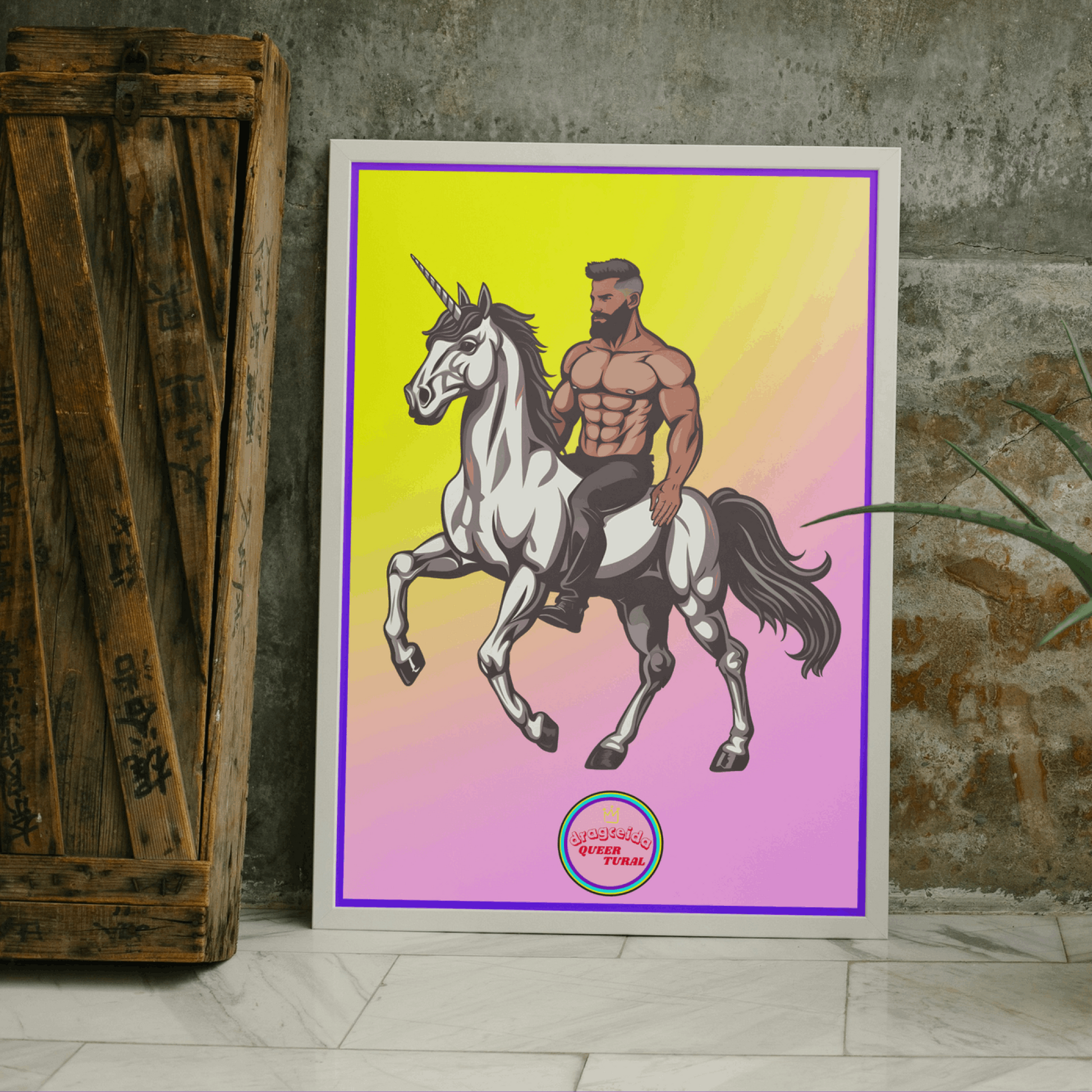 🦄 Ilustración Digital Queer de Unicornios | Los Jinetes del Arcoíris | ¡Descarga Instantánea! 🎠 Edición Jon Queersnow 🎠