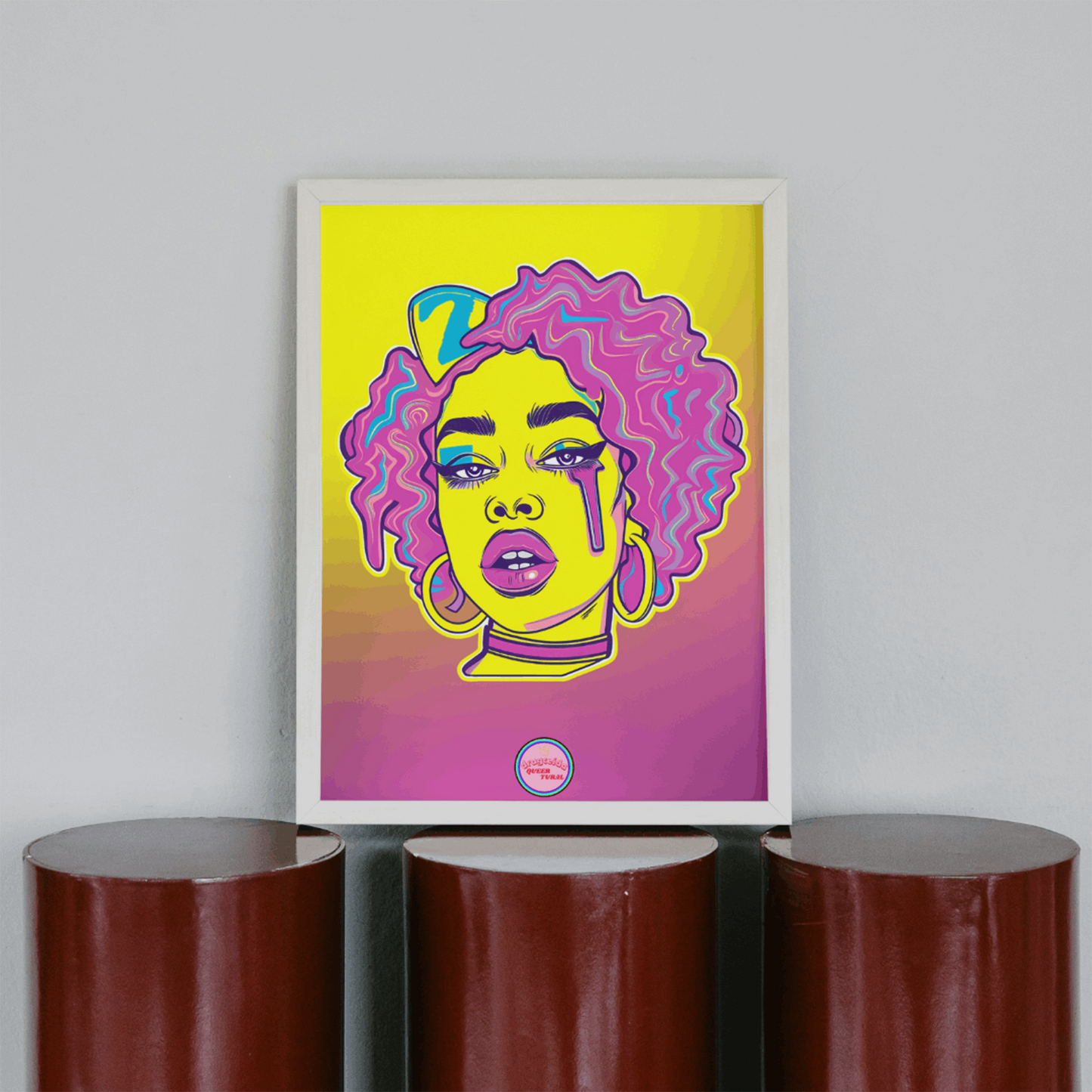 👑 Ilustración Digital | Drag Queens | ¡Descarga instantánea! 🔥 Edición Nova Nebula🔥 Rosa & Amarilla