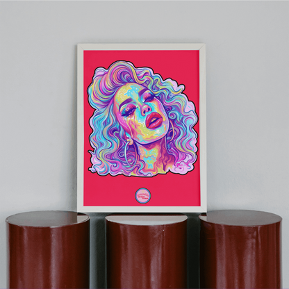 👑 Ilustración Digital | Drag Queens | ¡Descarga instantánea! 🔥 Edición Scarlet Stardust 🔥 Roja