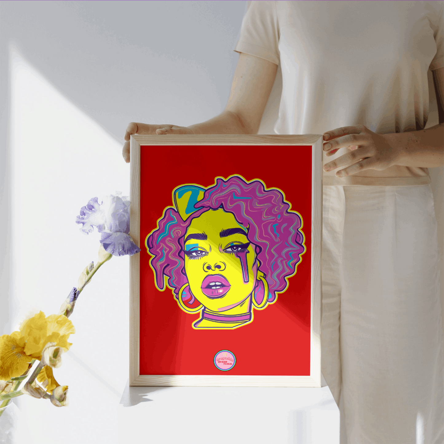 👑 Ilustración Digital | Drag Queens | ¡Descarga instantánea! 🔥 Edición Nova Nebula🔥 Roja