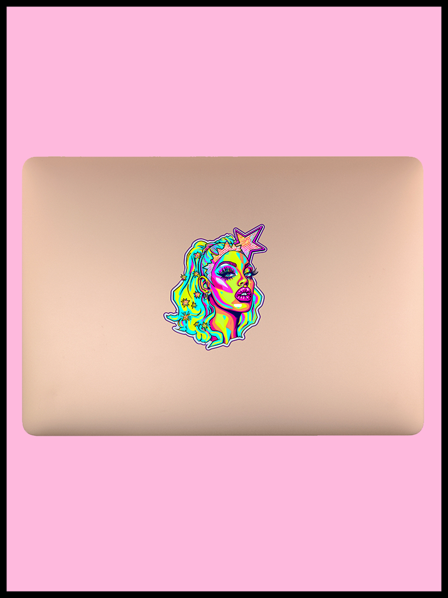 🌈 Pack de Stickers Digitales | Drag Queens | ¡Descarga instantánea! 👑 Edición Divinique 👑 Emerald Inferno