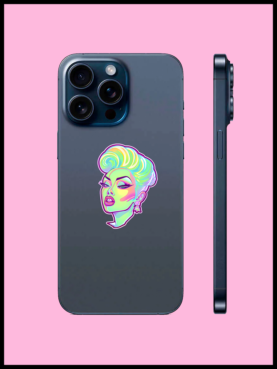 🌈 Pack de Stickers Digitales | Drag Queens | ¡Descarga instantánea! 👑 Edición Divinique 👑 Opal Vixen
