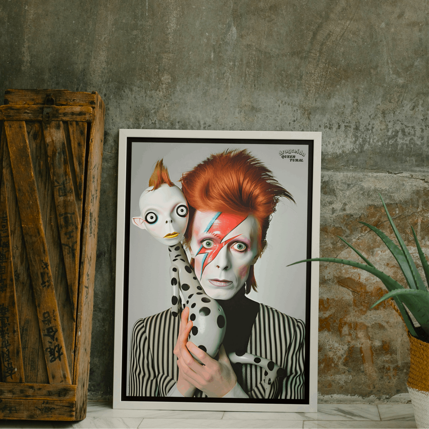 ⚡ Ilustración Digital | Bowie | ¡Descarga Instantánea! 🚀 Edición Rebel Rebel 🚀