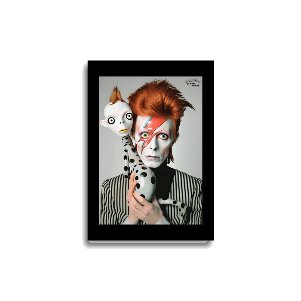 ⚡ Ilustración Bowie |¡Envío Gratis! 🚀 Edición Rebel Rebel 🚀