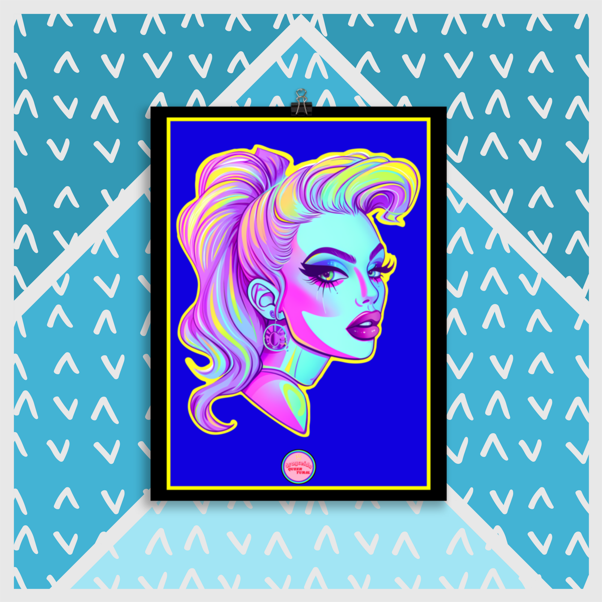 👑 Ilustración Queer | Drag Queens | ¡Envío Gratis! 🔥 Edición Diamond Dazzle 🔥