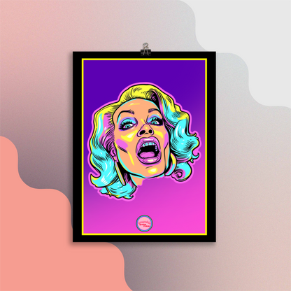 👑 Ilustración Queer | Drag Queens | ¡Envío Gratis! 🔥 Edición Cherry Cheek 🔥