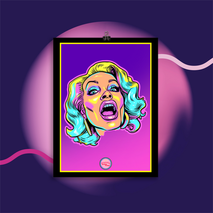 👑 Ilustración Queer | Drag Queens | ¡Envío Gratis! 🔥 Edición Cherry Cheek 🔥