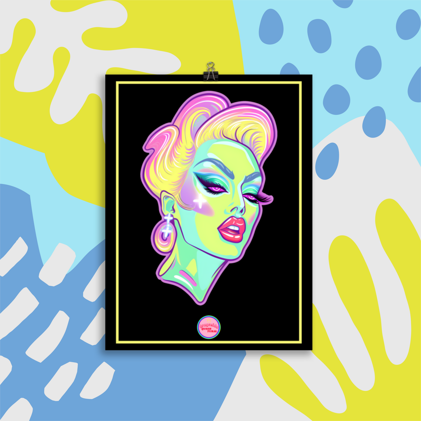 👑 Ilustración Queer | Drag Queens | ¡Envío Gratis! 🔥 Edición Venus Vertex 🔥