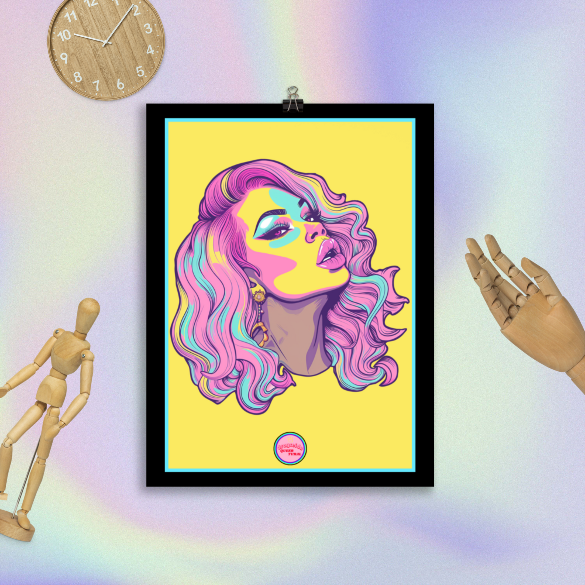👑 Ilustración Queer | Drag Queens | ¡Envío Gratis! 🔥 Edición Mirage Moxie 🔥