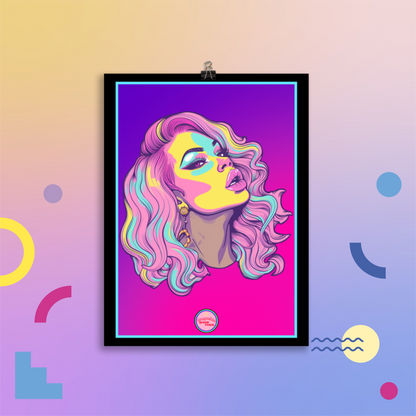 👑 Ilustración Queer | Drag Queens | ¡Envío Gratis! 🔥 Edición Mirage Moxie 🔥