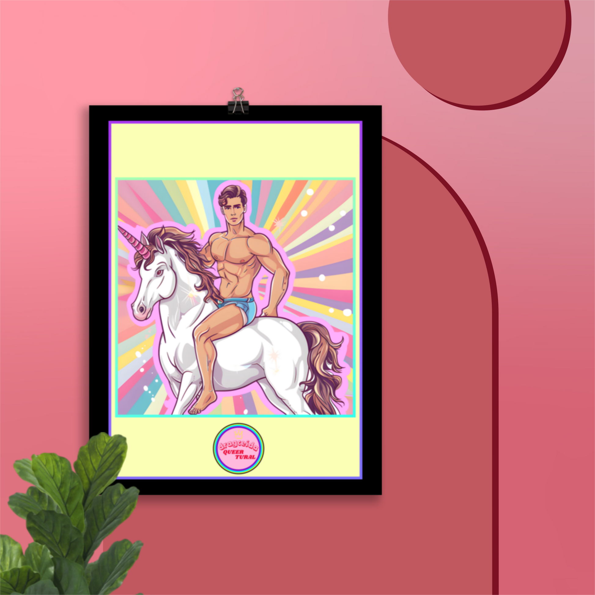 🦄 Ilustración Queer de Unicornios | Los Jinetes del Arcoíris |¡Envío Gratis!🎠Edición Toby Pinky🎠