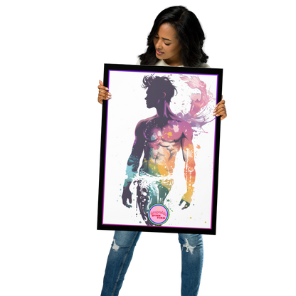 🔱 Ilustración Queer de| Tritón | Sireno | ¡Envío Gratis!🧜🏻‍♂️Edición Proteo🧜🏻‍♂️