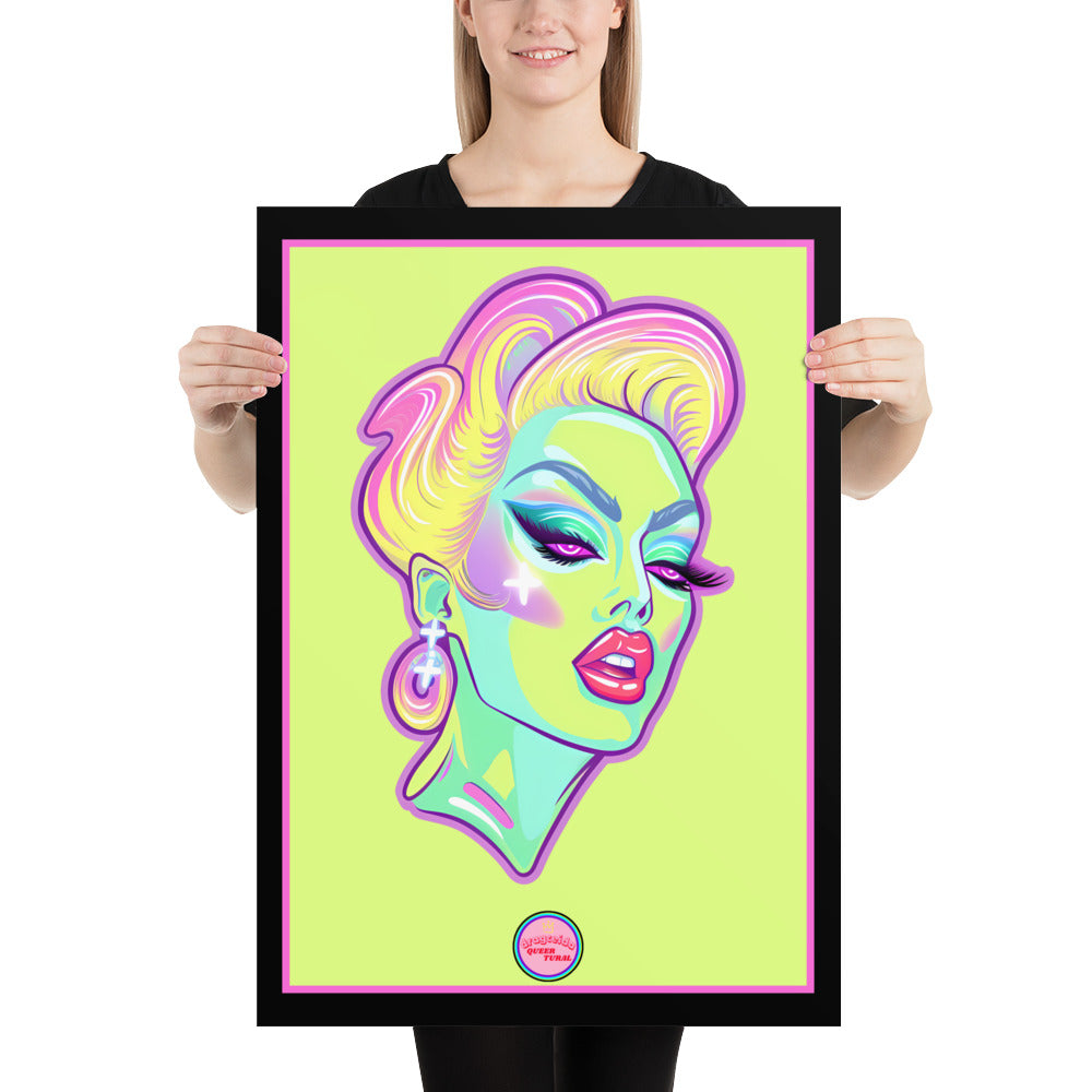 👑 Ilustración Queer | Drag Queens | ¡Envío Gratis! 🔥 Edición Venus Vertex 🔥 Lima 50×70 cm