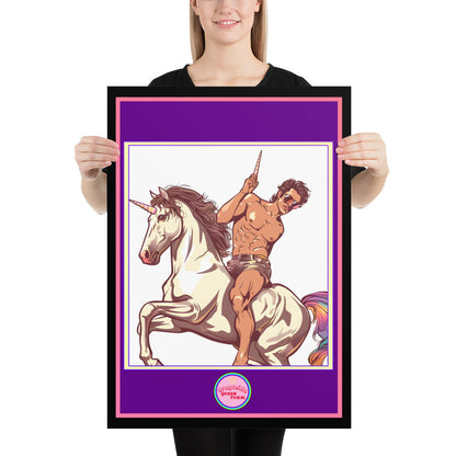 🦄Ilustración Queer de Unicornios|Los Jinetes del Arcoíris|¡Envío Gratis!🎠 Edición Whisper Spirit🎠 50×70 cm
