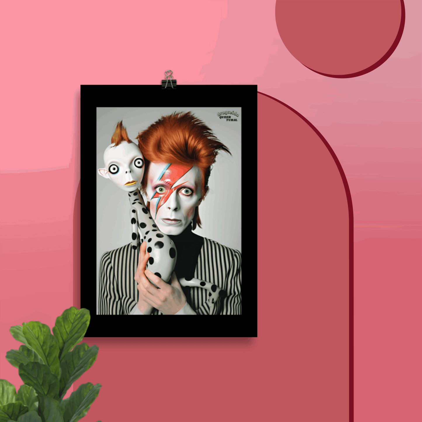 ⚡ Ilustración Bowie |¡Envío Gratis! 🚀 Edición Rebel Rebel 🚀 - Dragceida Queertural