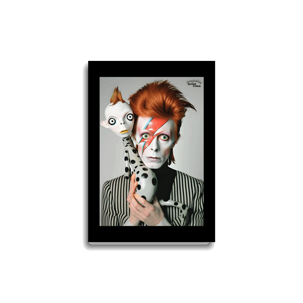 ⚡ Ilustración Bowie |¡Envío Gratis! 🚀 Edición Rebel Rebel 🚀 - Dragceida Queertural