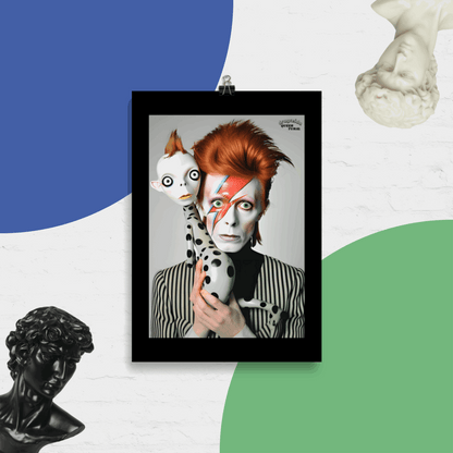 ⚡ Ilustración Bowie |¡Envío Gratis! 🚀 Edición Rebel Rebel 🚀 - Dragceida Queertural