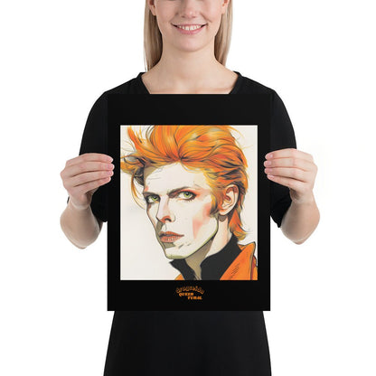 ⚡ Ilustración David Bowie | ¡Envío Gratis! 🚀 Edición Heroes 🚀 - Dragceida Queertural