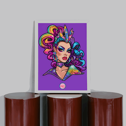 👑 Ilustración Digital de | Drag Queens |¡¡Descarga instantánea!! 🔥 Edición Blush Belle 🔥 - Dragceida Queertural