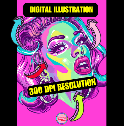 👑 Ilustración Digital | Drag Queens | ¡Descarga instantánea! 🔥 Edición Electra Sparkle 🔥 - Dragceida Queertural