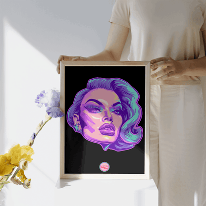 👑 Ilustración Digital | Drag Queens | ¡Descarga instantánea! 🔥 Edición Mystique Charm 🔥 - Dragceida Queertural