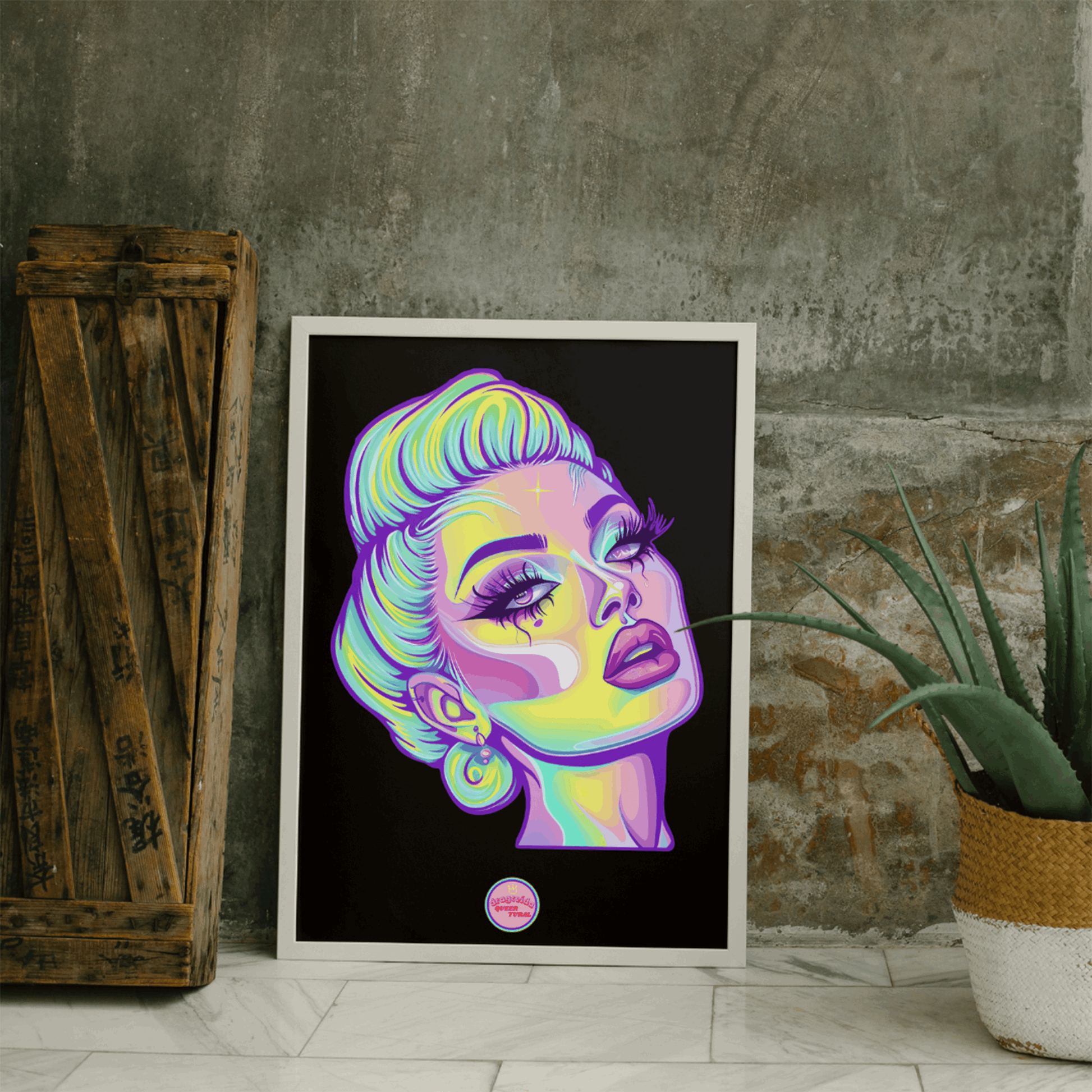 👑 Ilustración Digital | Drag Queens | ¡Descarga instantánea!🔥Edición Jade Jewel🔥 - Dragceida Queertural