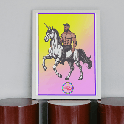 🦄 Ilustración Digital Queer de Unicornios | Los Jinetes del Arcoíris | ¡Descarga Instantánea! 🎠 Edición Jon Queersnow 🎠 - Dragceida Queertural