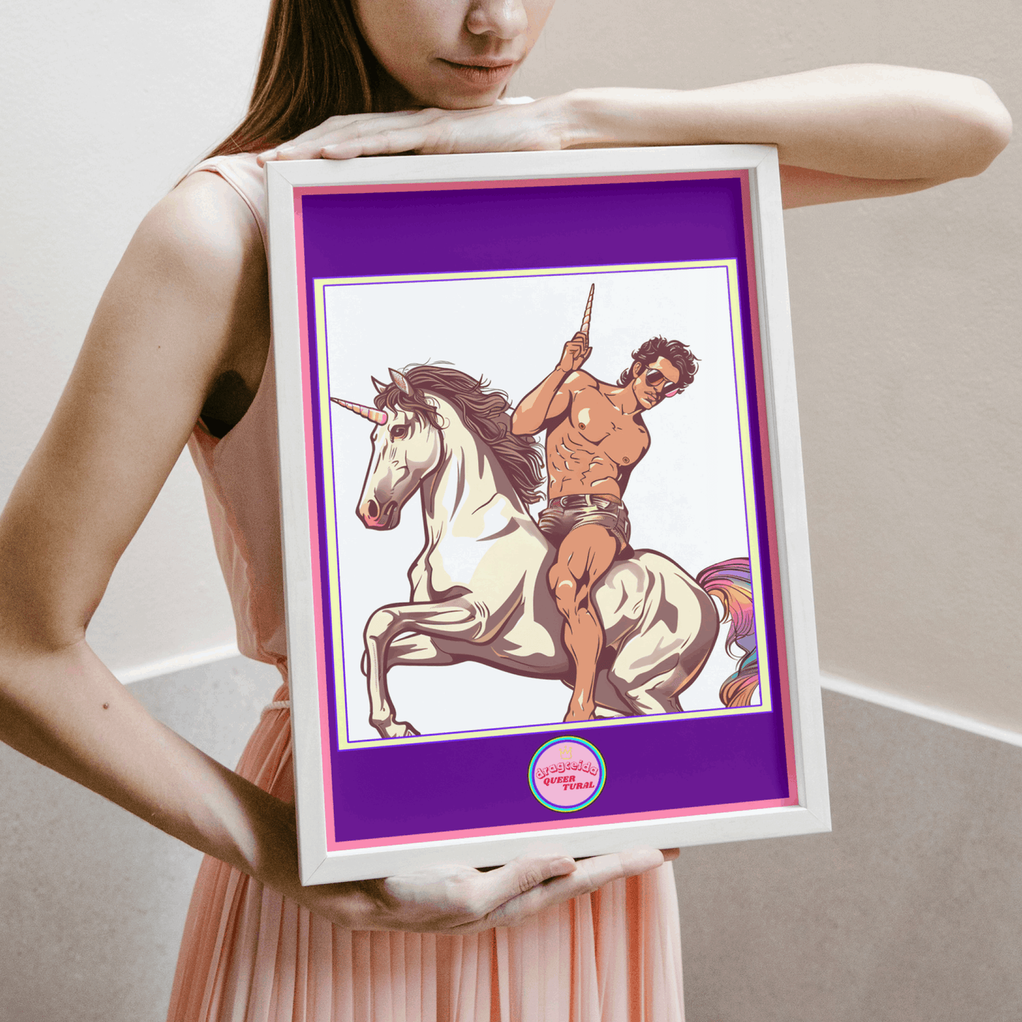 🦄 Ilustración Digital Queer de Unicornios | Los Jinetes del Arcoíris | ¡Descarga Instantánea! 🎠 Edición Whisper Spirit 🎠 - Dragceida Queertural