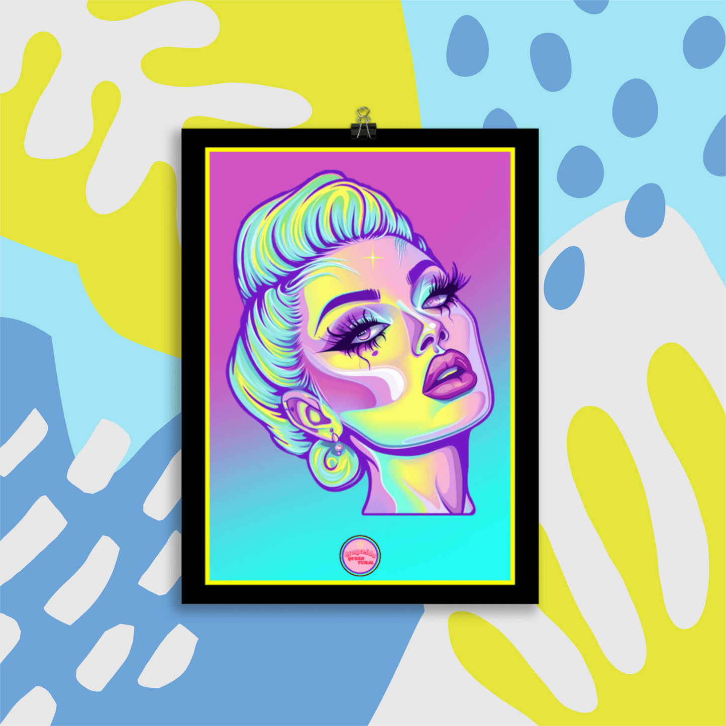 👑 Ilustración Queer | Drag Queens | ¡Envío Gratis! 🔥 Edición Jade Jewel 🔥 - Dragceida Queertural