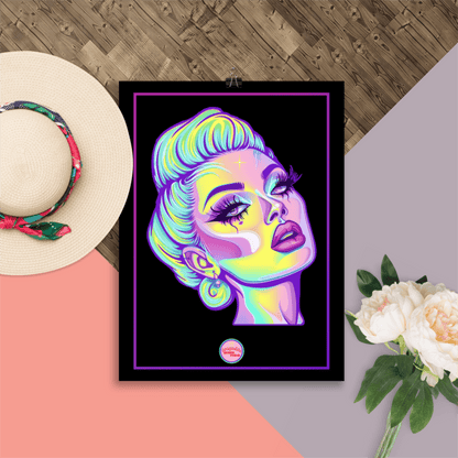 👑 Ilustración Queer | Drag Queens | ¡Envío Gratis! 🔥 Edición Jade Jewel 🔥 - Dragceida Queertural