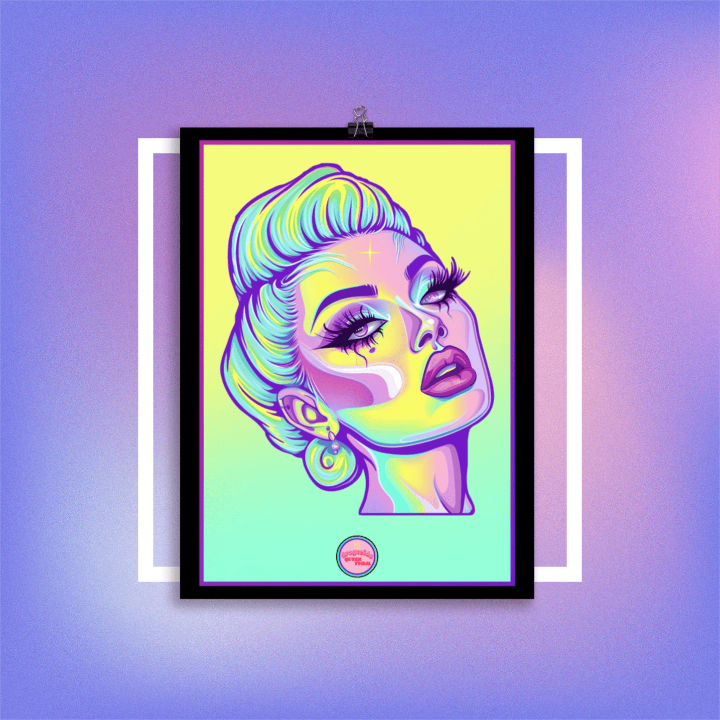 👑 Ilustración Queer | Drag Queens | ¡Envío Gratis! 🔥 Edición Jade Jewel 🔥 - Dragceida Queertural