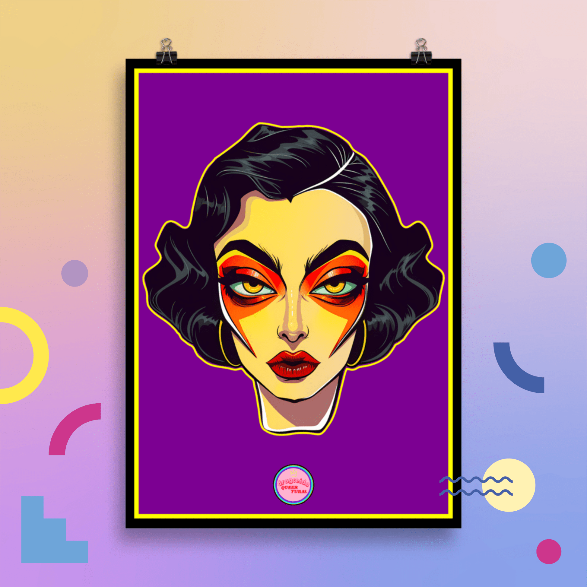 👑 Ilustración Queer | Drag Queens | ¡Envío Gratis! 🔥 Edición Lola Luxe 🔥 - Dragceida Queertural