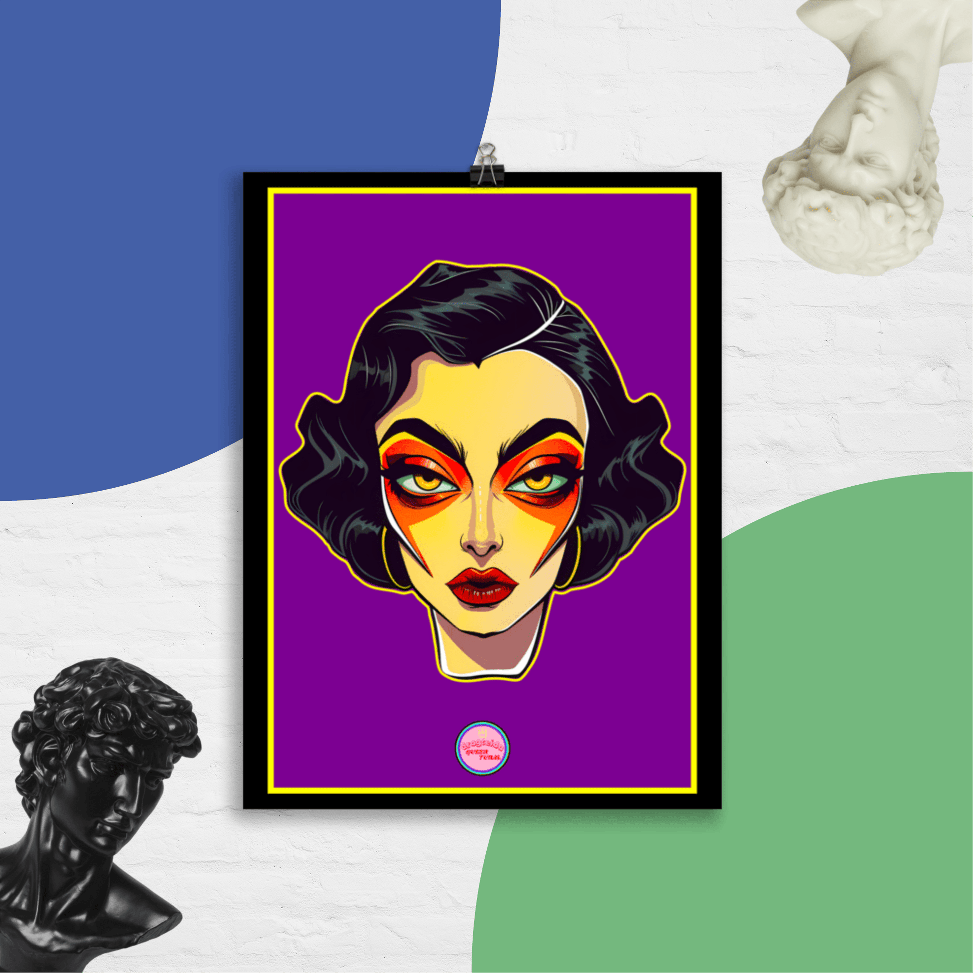 👑 Ilustración Queer | Drag Queens | ¡Envío Gratis! 🔥 Edición Lola Luxe 🔥 - Dragceida Queertural