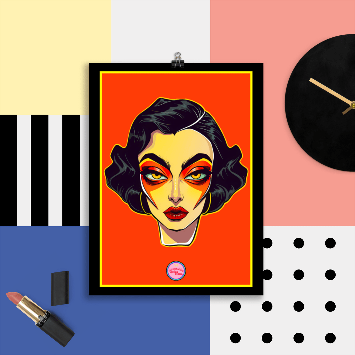 👑 Ilustración Queer | Drag Queens | ¡Envío Gratis! 🔥 Edición Lola Luxe 🔥 - Dragceida Queertural