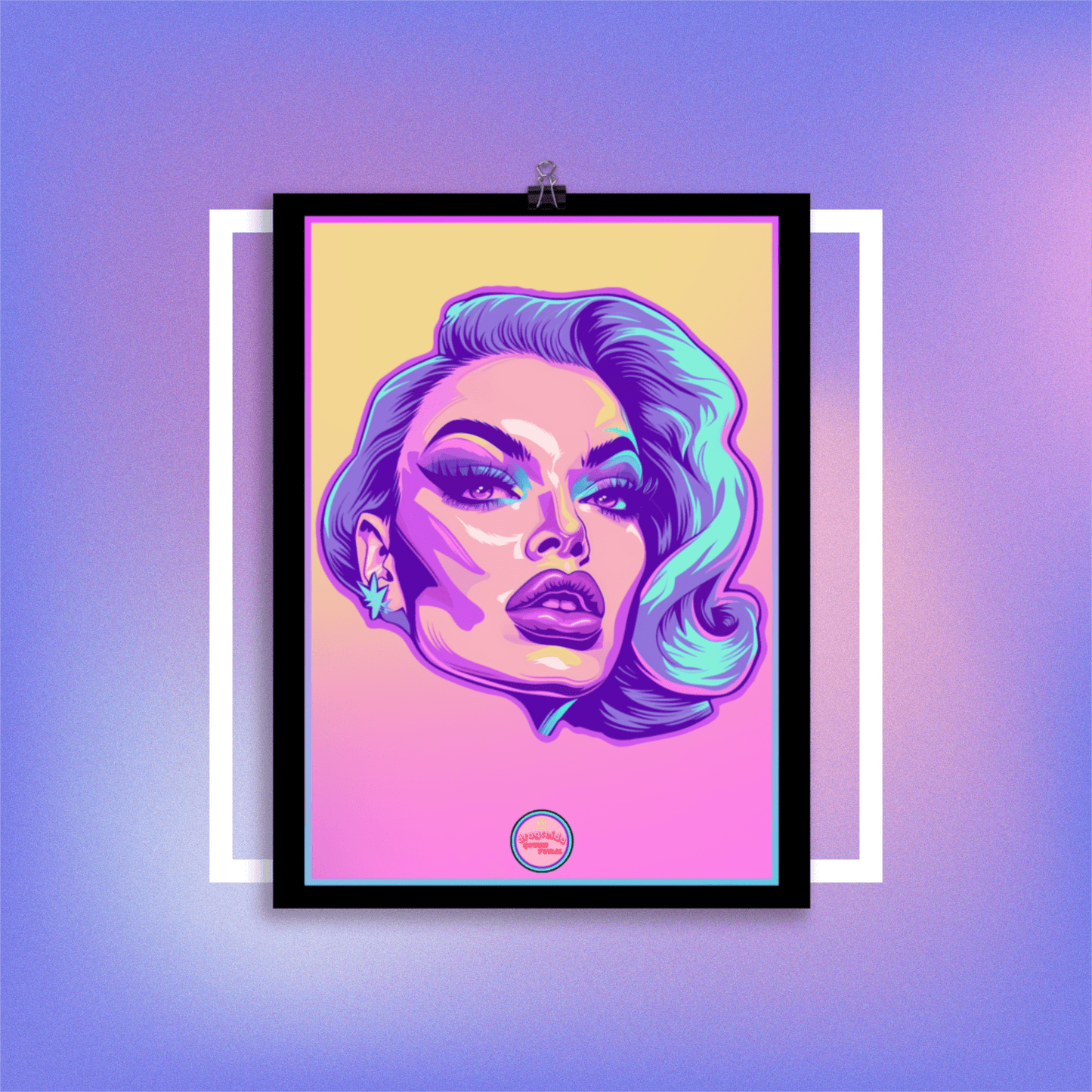 👑 Ilustración Queer | Drag Queens | ¡Envío Gratis! 🔥 Edición Mystique Charm 🔥 - Dragceida Queertural