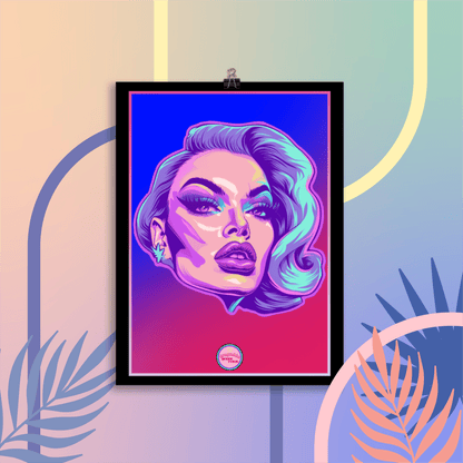 👑 Ilustración Queer | Drag Queens | ¡Envío Gratis! 🔥 Edición Mystique Charm 🔥 - Dragceida Queertural