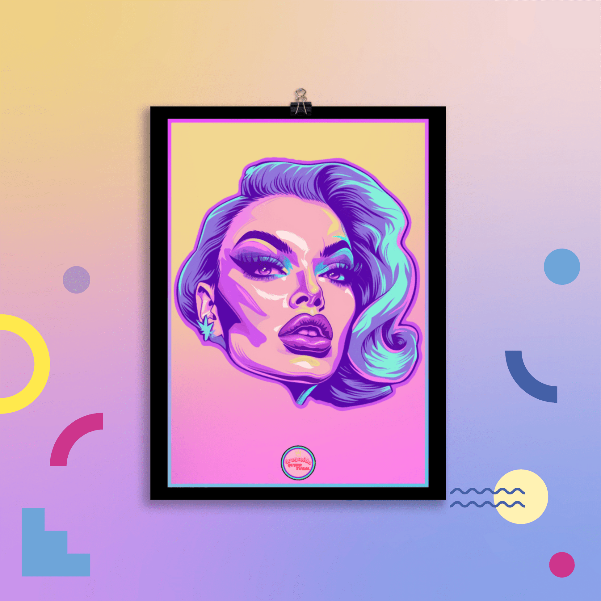 👑 Ilustración Queer | Drag Queens | ¡Envío Gratis! 🔥 Edición Mystique Charm 🔥 - Dragceida Queertural