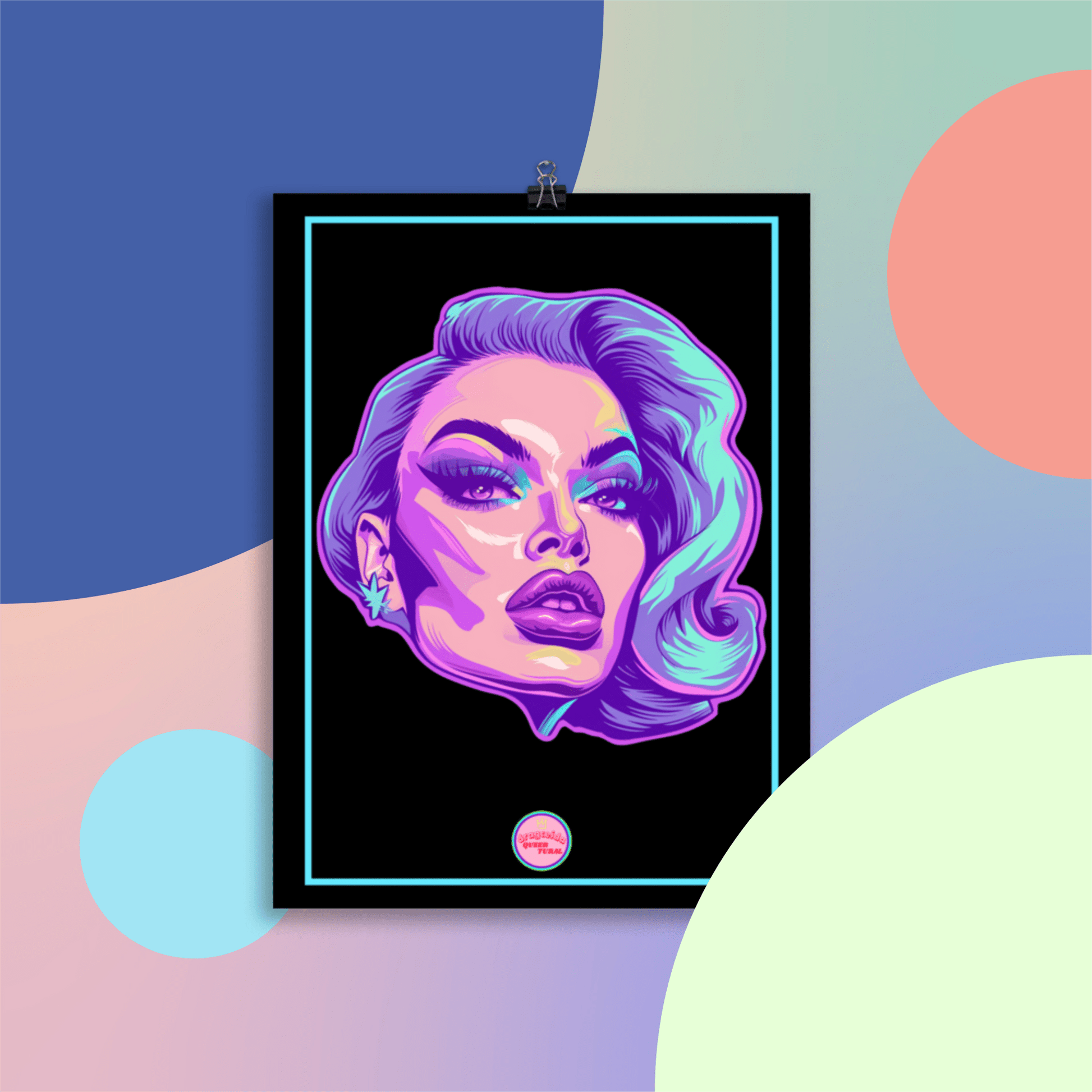 👑 Ilustración Queer | Drag Queens | ¡Envío Gratis! 🔥 Edición Mystique Charm 🔥 - Dragceida Queertural