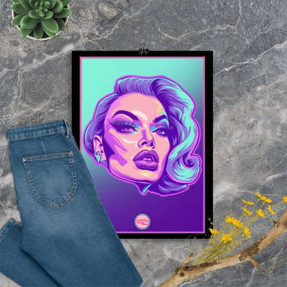 👑 Ilustración Queer | Drag Queens | ¡Envío Gratis! 🔥 Edición Mystique Charm 🔥 - Dragceida Queertural