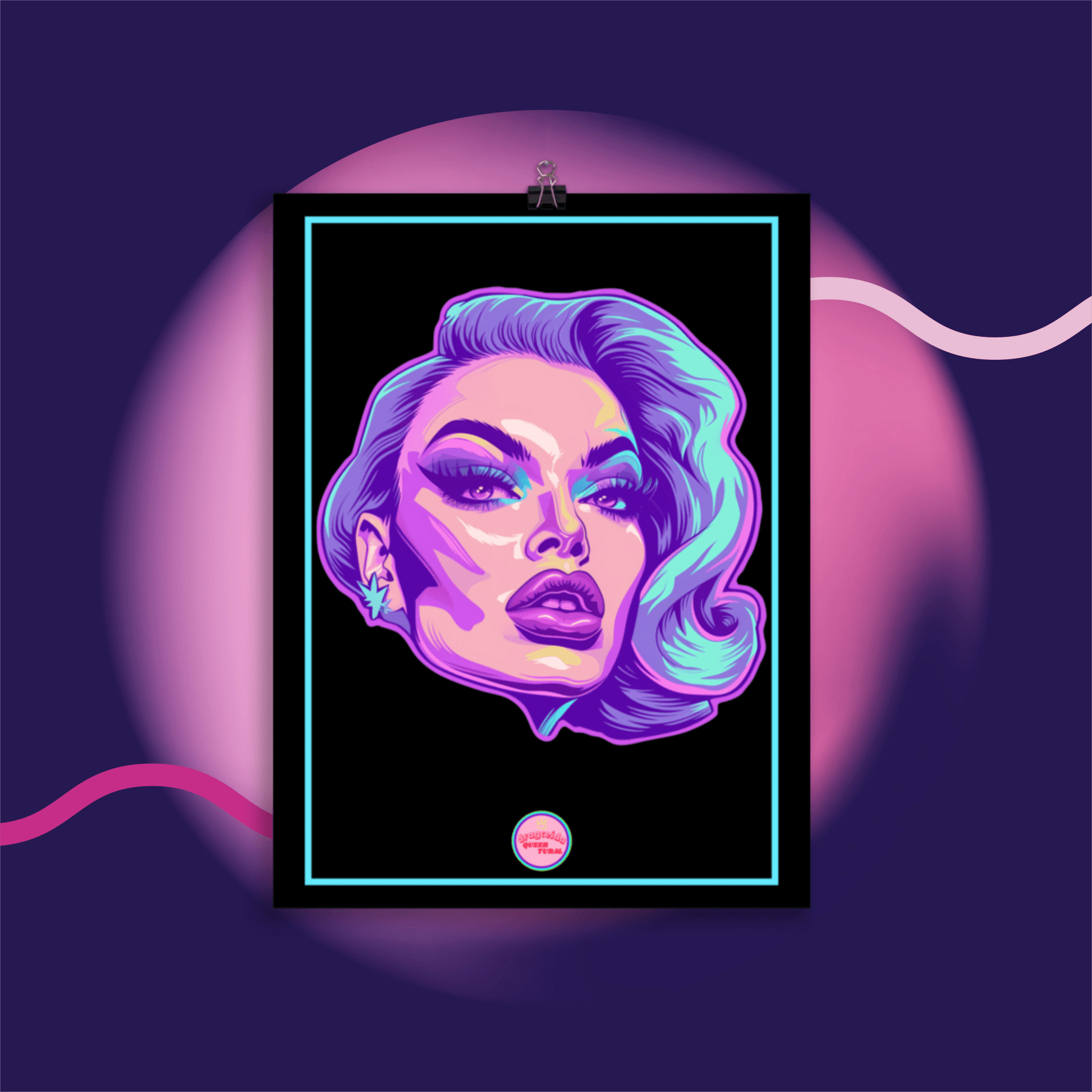 👑 Ilustración Queer | Drag Queens | ¡Envío Gratis! 🔥 Edición Mystique Charm 🔥 - Dragceida Queertural