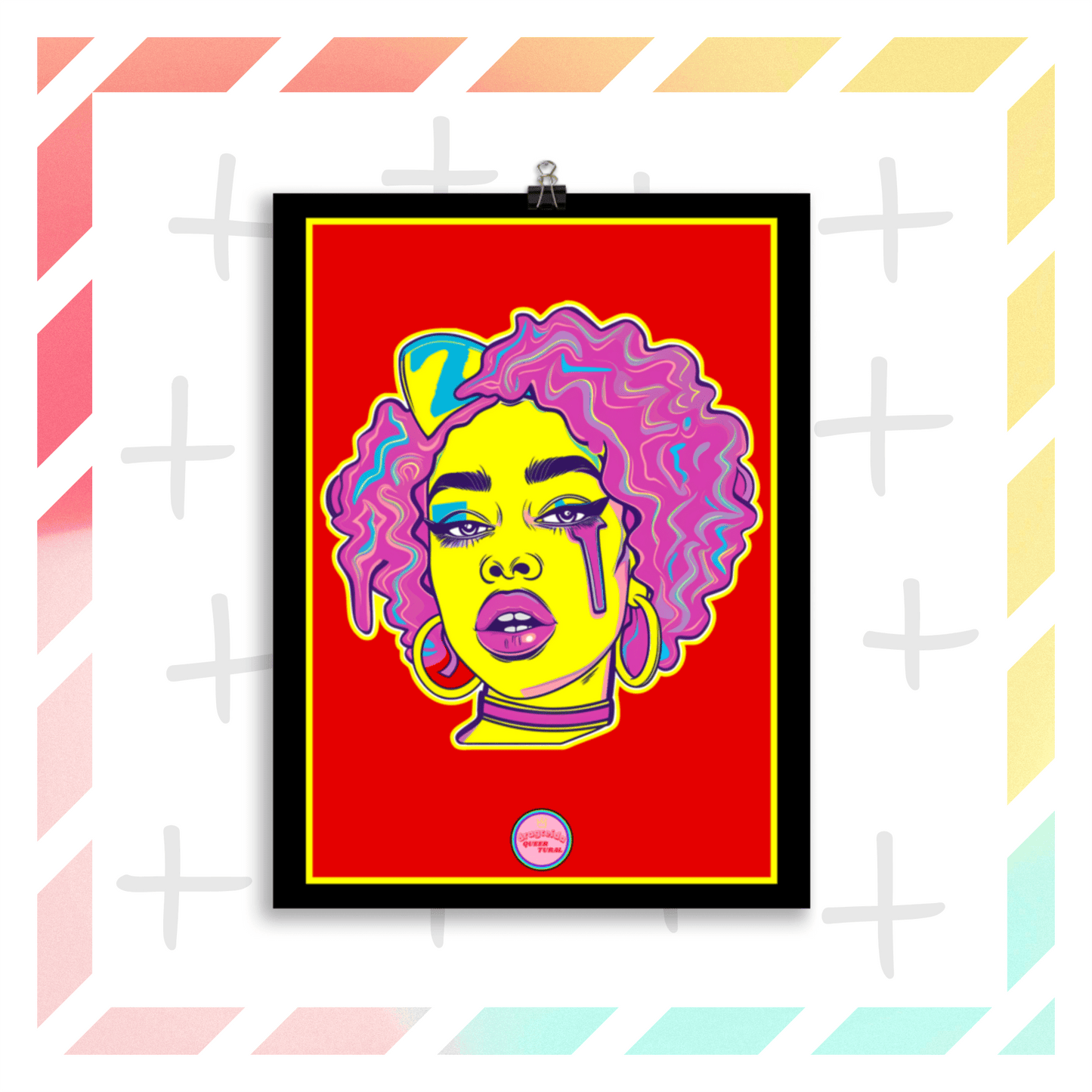 👑 Ilustración Queer | Drag Queens | ¡Envío Gratis! 🔥 Edición Nova Nebula 🔥 - Dragceida Queertural