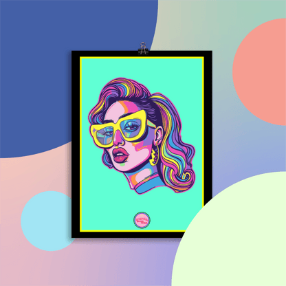 👑 Ilustración Queer | Drag Queens | ¡Envío Gratis! 🔥 Edición Phoenix Flare 🔥 - Dragceida Queertural