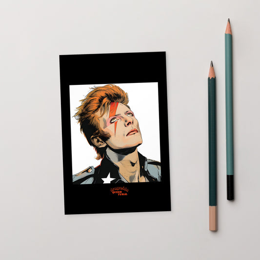 📮 Tarjeta Postal David Bowie | ¡Envío Gratis!⚡Edición Aladdin Sane⚡ Default Title