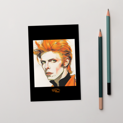 📮 Tarjeta Postal David Bowie | ¡Envío Gratis!⚡Edición Heroes⚡