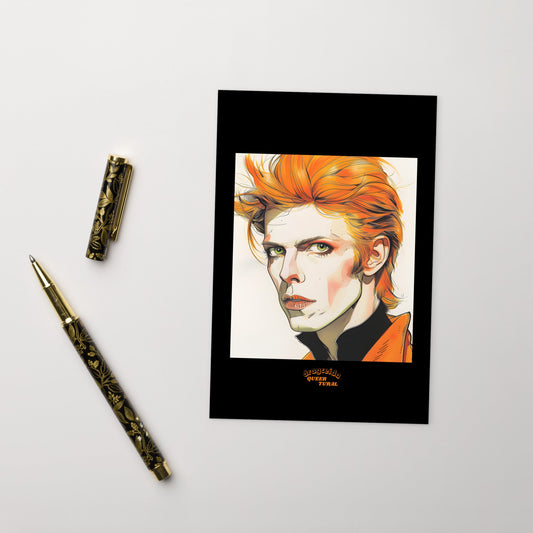 📮 Tarjeta Postal David Bowie | ¡Envío Gratis!⚡Edición Heroes⚡ - Dragceida Queertural