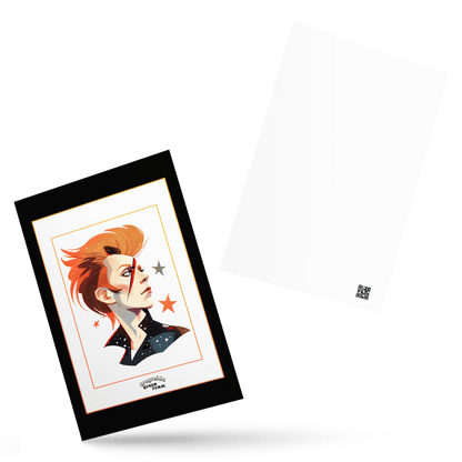 📮 Tarjeta Postal David Bowie | ¡Envío Gratis!⚡Edición Space Oddity⚡ - Dragceida Queertural