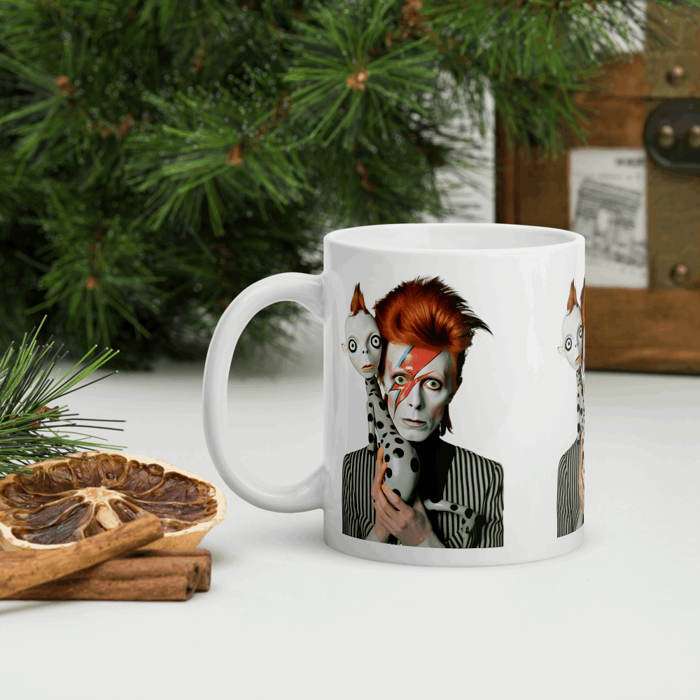 ☕ Taza David Bowie | ¡Envío Gratis! ⚡ Edición Rebel Rebel ⚡ - Dragceida Queertural