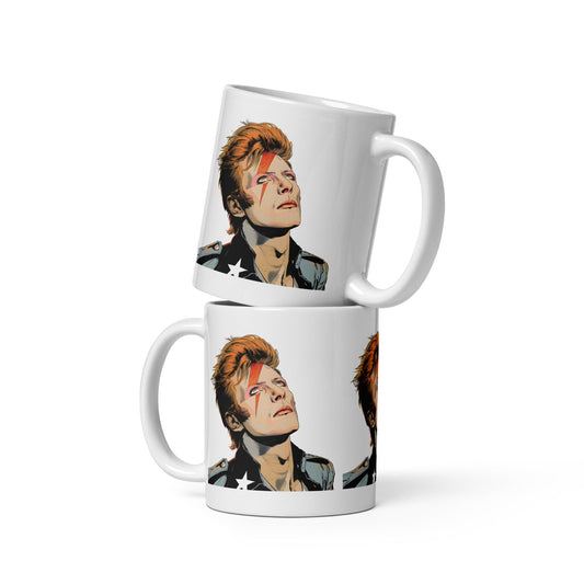 ☕ Taza de David Bowie | ¡Envío Gratis! ⚡ Edición Aladdin Sane ⚡ - Dragceida Queertural