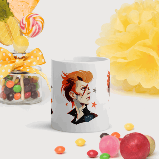 ☕ Taza de David Bowie | ¡Envío Gratis! ⚡ Edición Space Oddity ⚡ - Dragceida Queertural